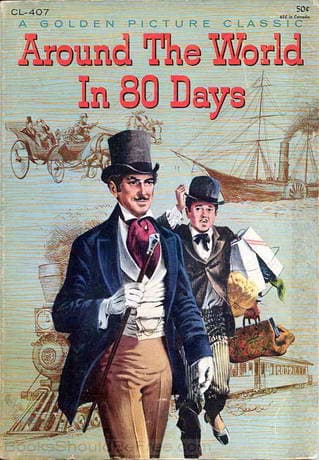 Around The World in 80 Days audiobook cover