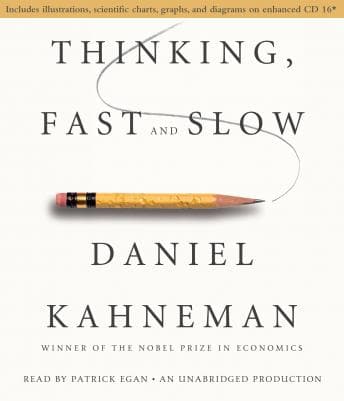 Thinking, Fast and Slow audiobook cover
