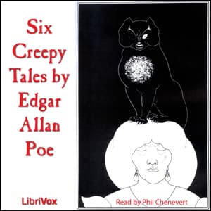 Six Creepy Stories by Edgar Allan Poe audiobook cover