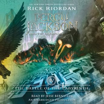 Battle of the Labyrinth: Percy Jackson and the Olympians, Book 4 audiobook cover