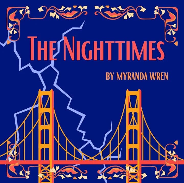 Two Ghosts Afraid of the Dark - Myranda Wren on The Nighttimes - blog article cover