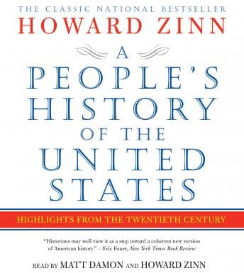 People's History of the United States audiobook cover