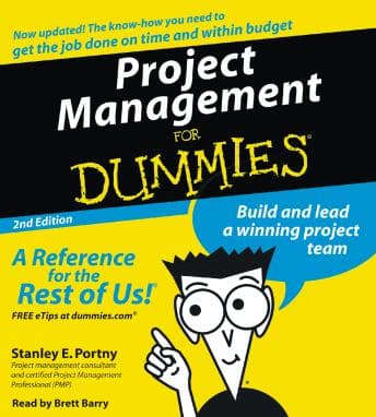 Project Management For Dummies audiobook cover