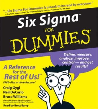 Six Sigma For Dummies audiobook cover