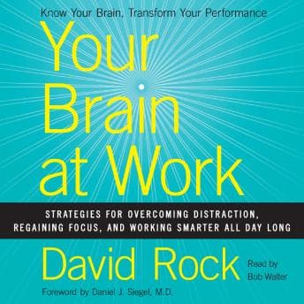 Your Brain at Work: Strategies for Overcoming Distraction, Regaining Focus, and Working Smarter All Day Long audiobook cover