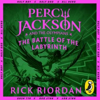 Percy Jackson and the Battle of the Labyrinth (Book 4) audiobook cover