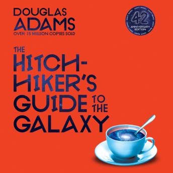 Hitchhiker's Guide to the Galaxy audiobook cover