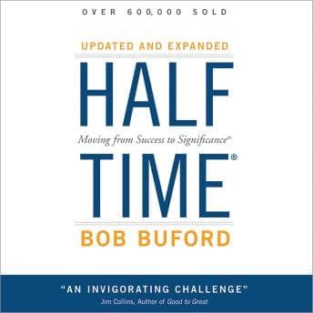 Halftime: Moving from Success to Significance audiobook cover