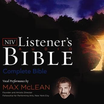 Listener's Audio Bible - New International Version, NIV: Complete Bible: Vocal Performance by Max McLean audiobook cover
