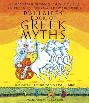 D'Aulaires' Book of Greek Myths audiobook cover