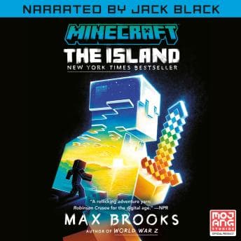 Minecraft: The Island (Narrated by Jack Black): An Official Minecraft Novel audiobook cover