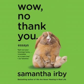 Wow, No Thank You.: Essays (Lambda Literary Award) audiobook cover