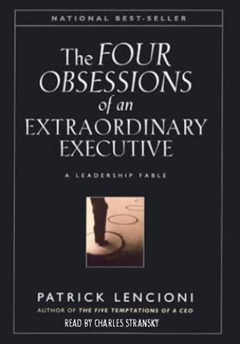 Four Obsessions of an Extraordinary Executive audiobook cover