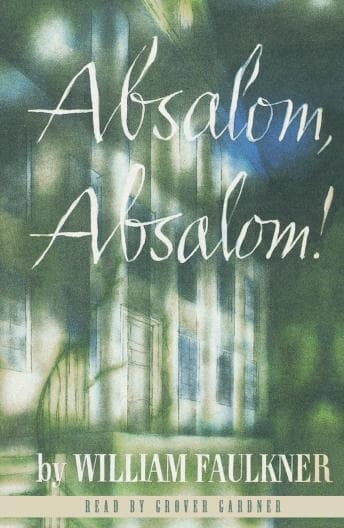 Absalom, Absalom! audiobook cover
