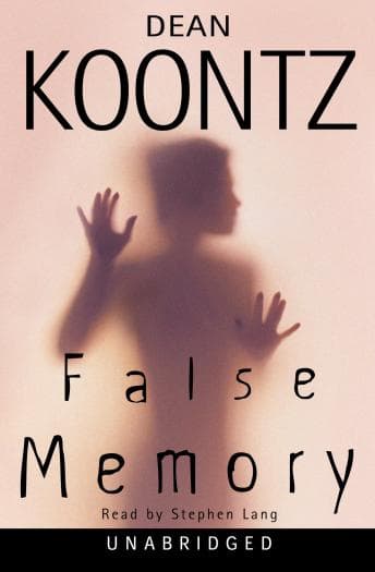False Memory audiobook cover