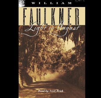 Light in August audiobook cover