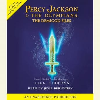 Percy Jackson: The Demigod Files audiobook cover