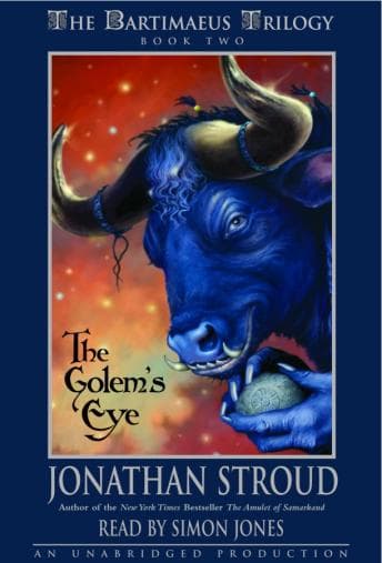 Bartimaeus Trilogy, Book Two: The Golem's Eye audiobook cover