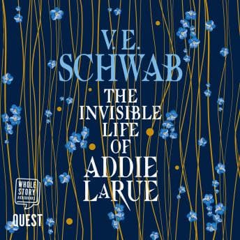 Invisible Life of Addie LaRue audiobook cover