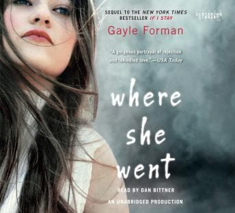 Where She Went audiobook cover