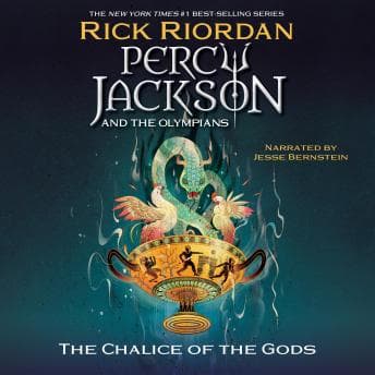 Percy Jackson and the Olympians: The Chalice of the Gods audiobook cover