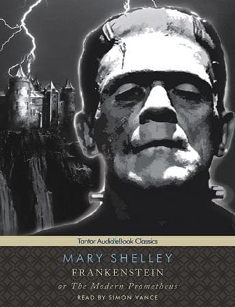 Frankenstein, or The Modern Prometheus audiobook cover