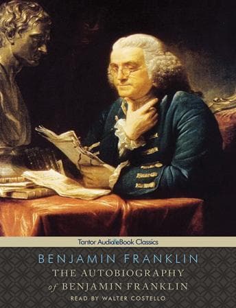 Autobiography of Benjamin Franklin audiobook cover