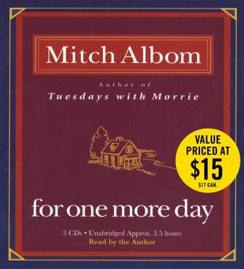 For One More Day audiobook cover