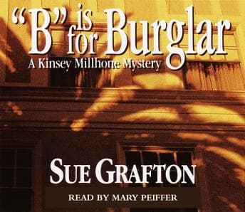 B Is for Burglar audiobook cover