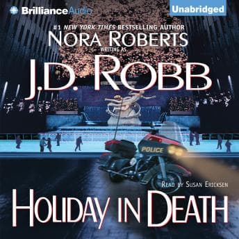 Holiday in Death audiobook cover