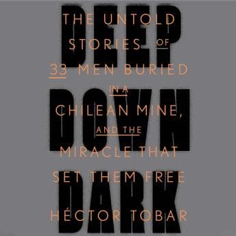 Deep Down Dark: The Untold Stories of 33 Men Buried in a Chilean Mine, and the Miracle That Set Them Free audiobook cover