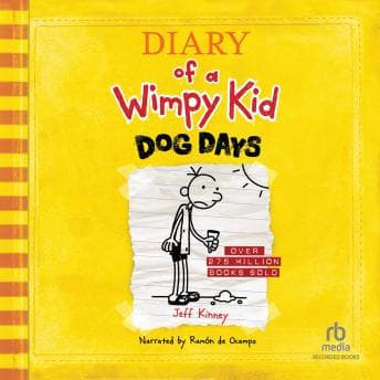 Diary of a Wimpy Kid: Dog Days audiobook cover