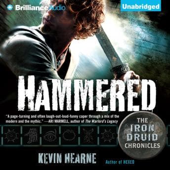 Hammered: The Iron Druid Chronicles audiobook cover