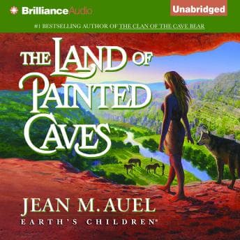Land of Painted Caves audiobook cover