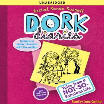 Dork Diaries: Tales from a Not-So-Fabulous Life audiobook cover