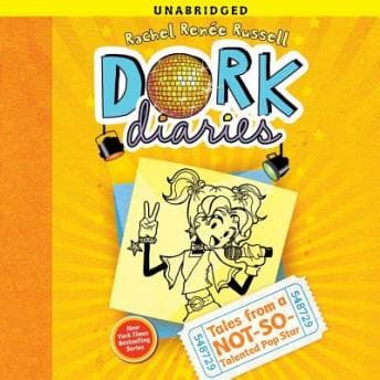 Dork Diaries 3: Tales from a Not-So-Talented Pop Star audiobook cover