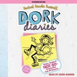 Dork Diaries 4: Tales from a Not-So-Graceful Ice Princess audiobook cover
