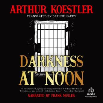 Darkness at Noon audiobook cover