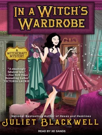 In a Witch's Wardrobe audiobook cover
