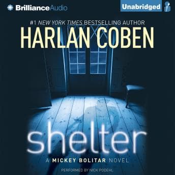 Shelter: A Mickey Bolitar Novel audiobook cover