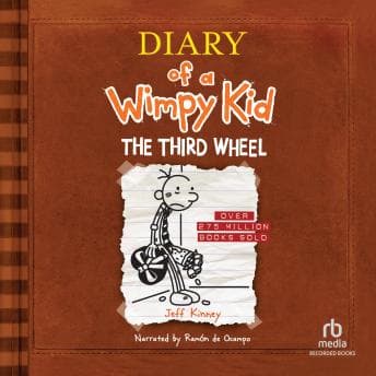 Diary of a Wimpy Kid: The Third Wheel audiobook cover