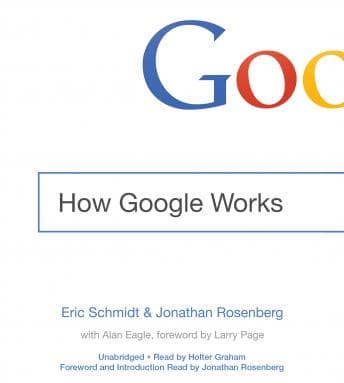 How Google Works audiobook cover