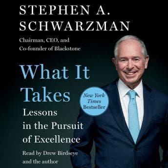 What It Takes: Lessons in the Pursuit of Excellence audiobook cover