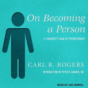 On Becoming a Person: A Therapist's View of Psychotherapy audiobook cover