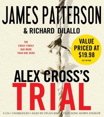 Alex Cross's TRIAL audiobook cover