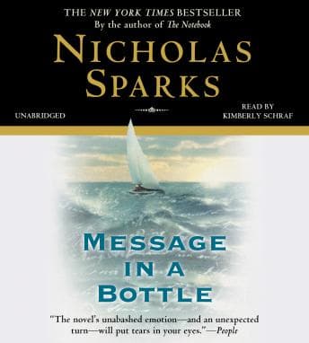 Message in a Bottle audiobook cover