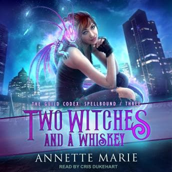 Two Witches and a Whiskey audiobook cover