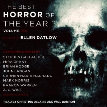 Best Horror of the Year Volume 10 audiobook cover