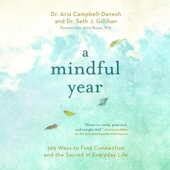 Mindful Year: Daily Meditations: Reduce Stress, Manage Anxiety, and Find Happiness in Everyday Life audiobook cover