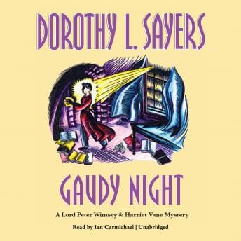 Gaudy Night audiobook cover